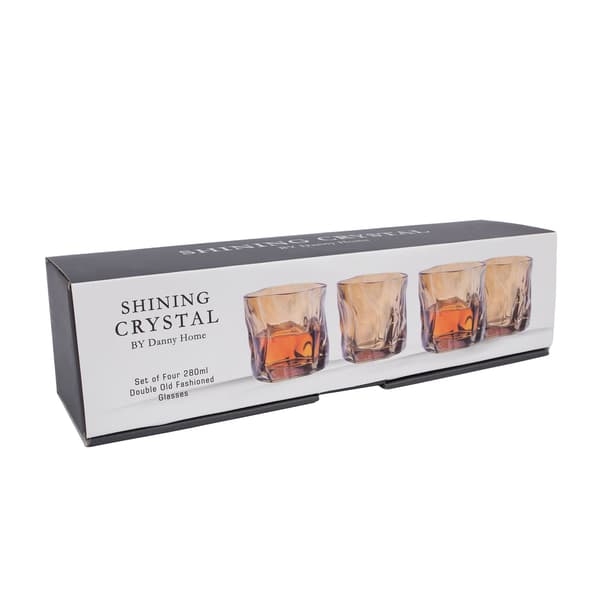 Drikkeglas SHINING 280 ml Guldglas