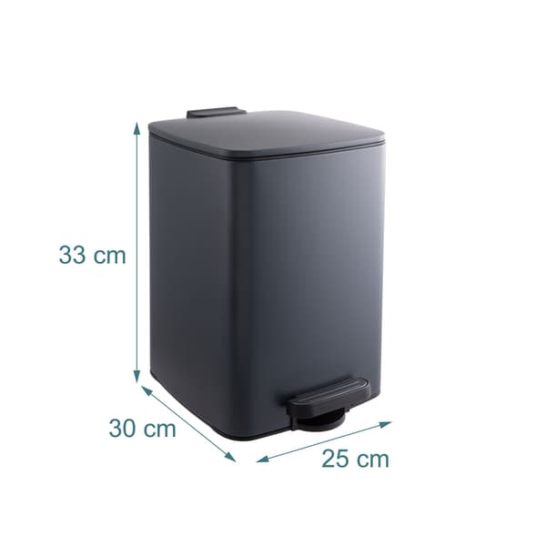 Køkkenaffaldsspand 12L sort, Kodustaar