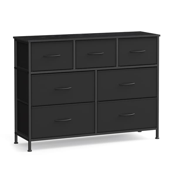 Kommode 30x98,8x73,7 cm Sort Stål