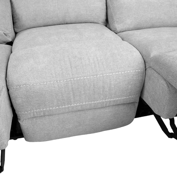 Lænestol Sofa MIMI 208x93x102 cm Lys Grå Stof