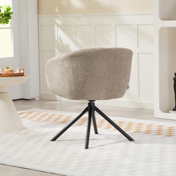 Lænestol, 58.5x59x78.5 cm, Brun, Polyester
