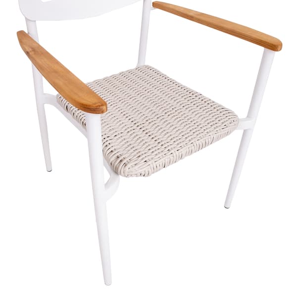 Stol WALES 56x60x82 cm vit