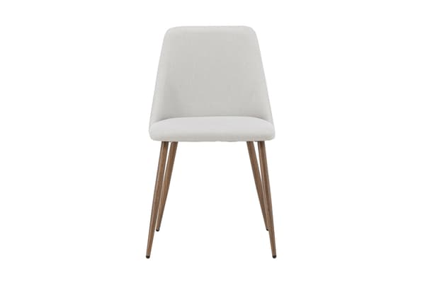 Spisestol, 46x46 cm, Beige, Linned