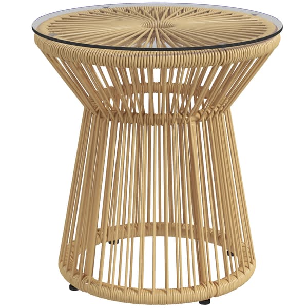 Sidebord, 40x40x42 cm, Beige