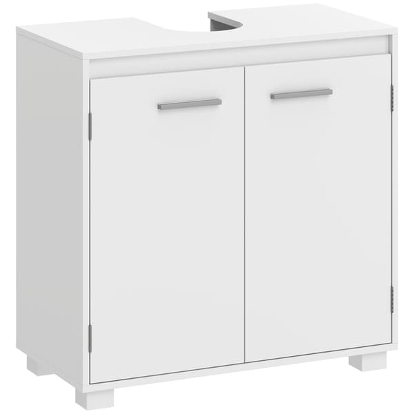 Badrumsskåp för handfat 60x30x60 cm vitt