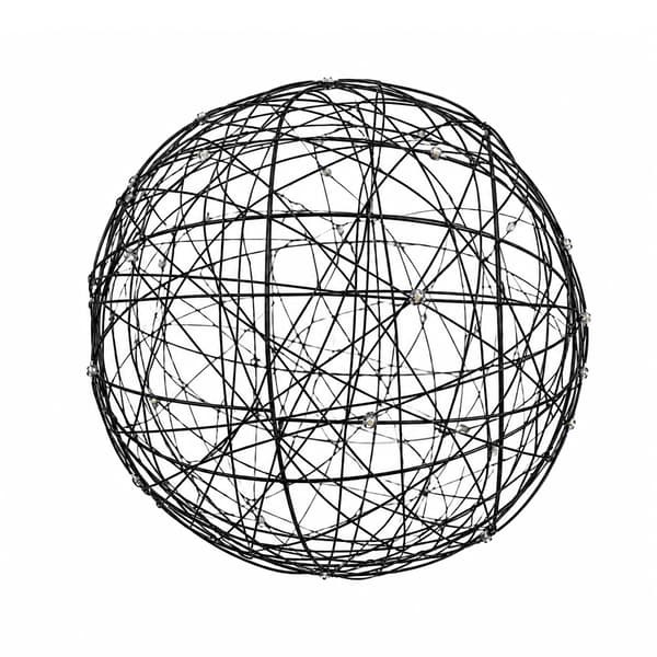 LED-valopallo, 20 cm, metalli, Kodustaar