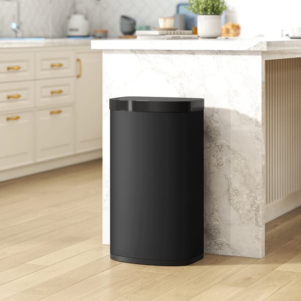Sensor affaldsspand 55L 38x28,5x69 cm sort