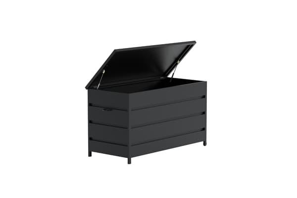 Opbevaringsboks, Nisis, Sort, Aluminium