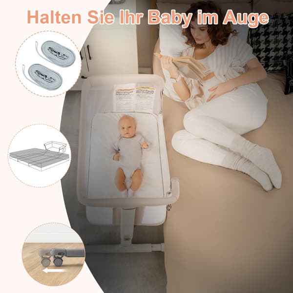 Babyseng, 83x48x67-80 cm, Beige , Star