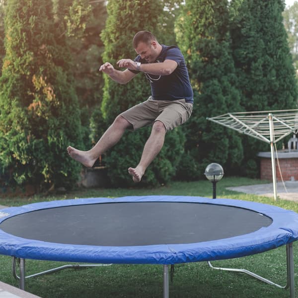 Erstatningsmåtte til trampolin Ø366 cm sort