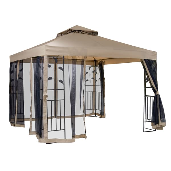 Pavillon LEAF 300x300 cm beige