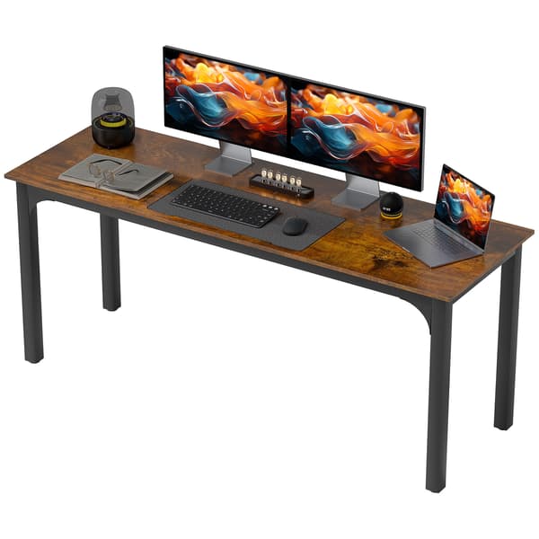 Skrivebord, 180x60x75 cm, Brun