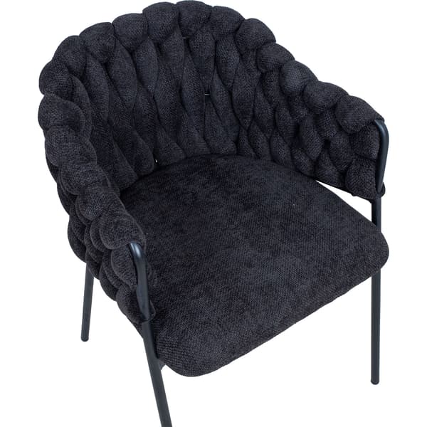 Tuoli KRONOS 57x58x70/79 cm musta