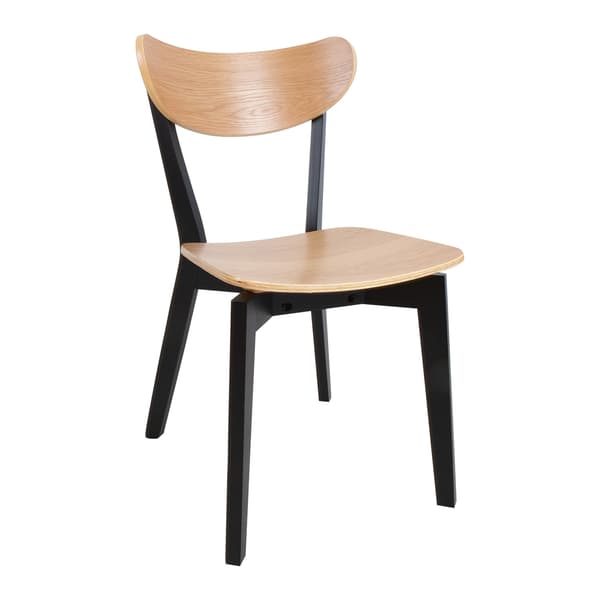 Spisebordsstol ROXBY 45x55x79,5 cm Eg Sort