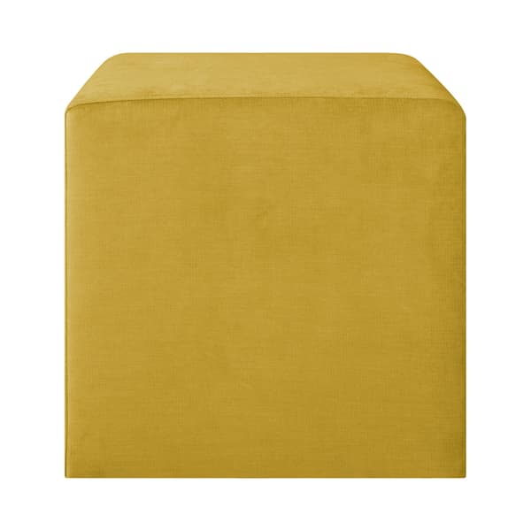 Puf 45x45x45 cm gul – 45x45xH45cm