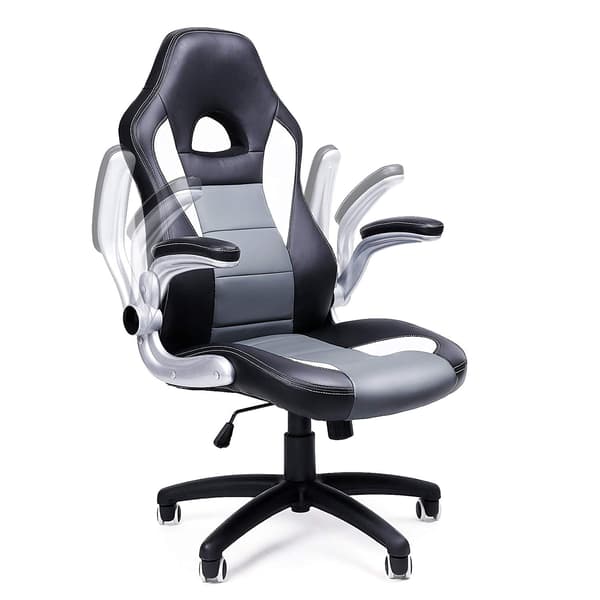 Gamingstol, 48x52x90-112 cm, Svart