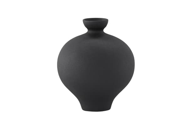Vase Rellis 6x24x20 cm Sort