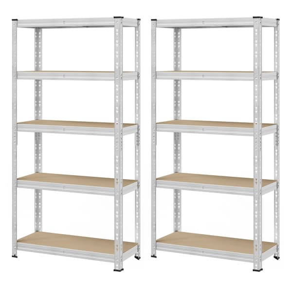 Tungt Hyllplan 50x100x200 cm Silver Stål