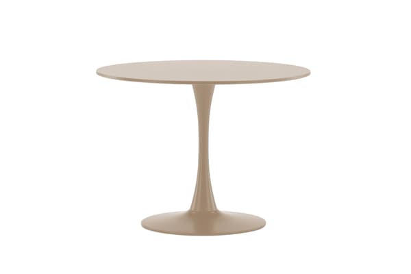 Spisebord 100x75 cm Beige MDF Stål