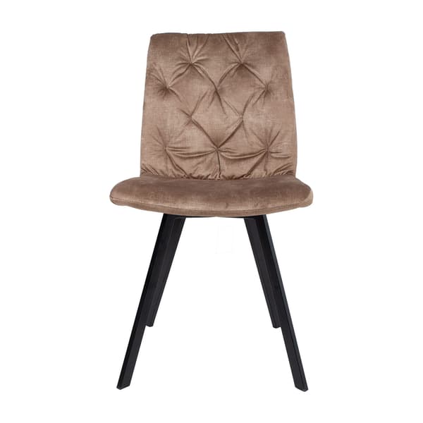 Stol AFTON 46x59x87 cm brun sammet