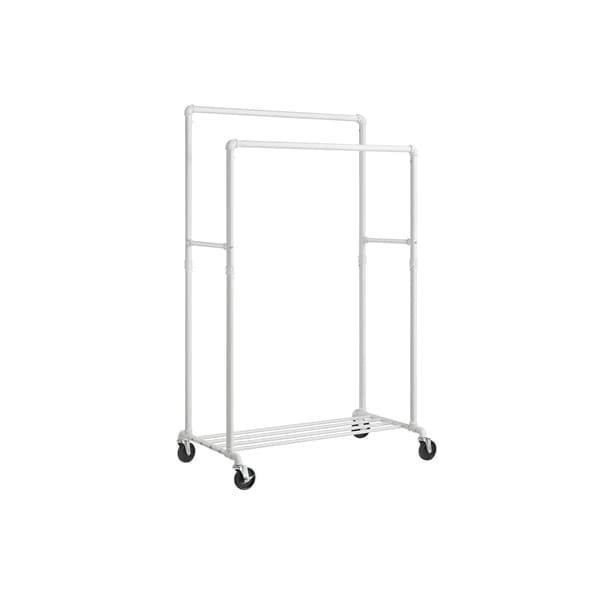 Klädställning, 162x59x100 cm, Vit