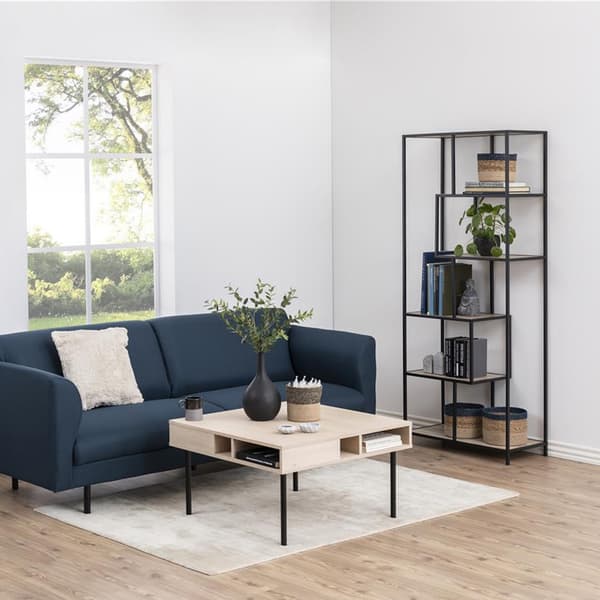 Hylde 77x35x185 cm Eg Sort