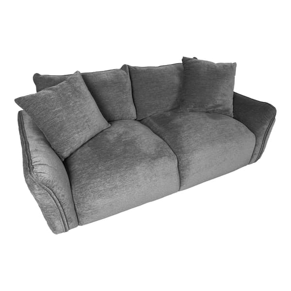 Soffa DIVI 200x96x83 cm grå tyg