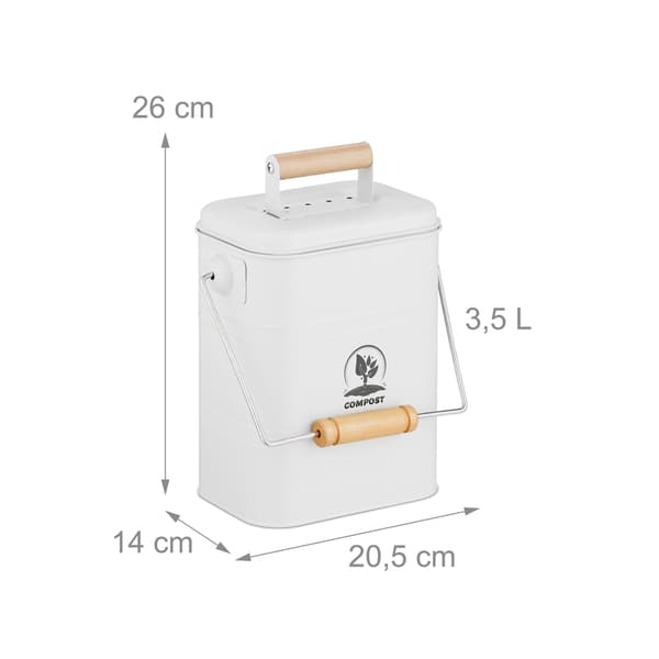 Kompostbeholder, 3,5 liter, Kodustaar