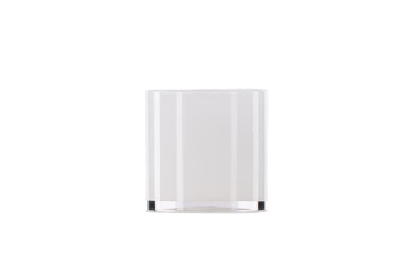 Lanterne Glora 12x12 cm Hvid Glas