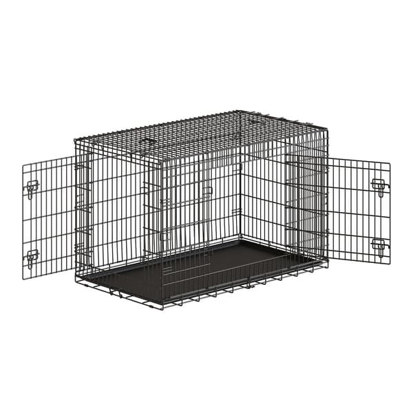 Hundebur 61x43,5x50,5 cm Sort stål