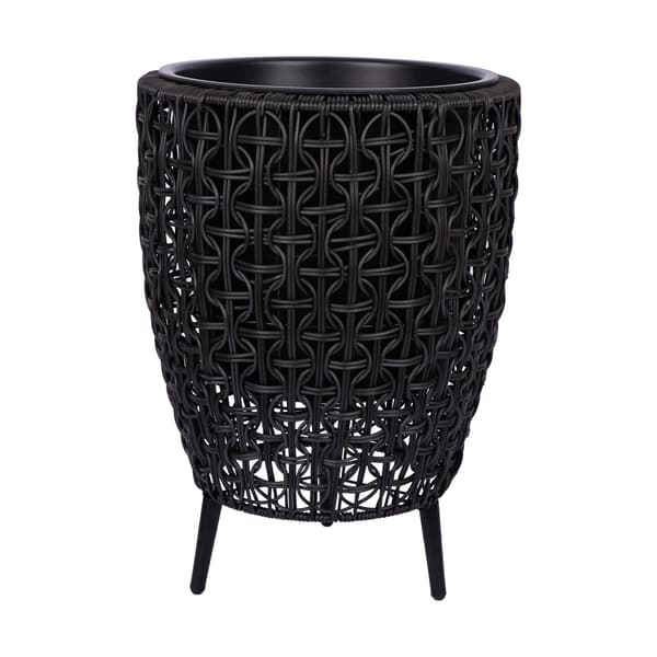Planter 38x38x54 cm sort flet