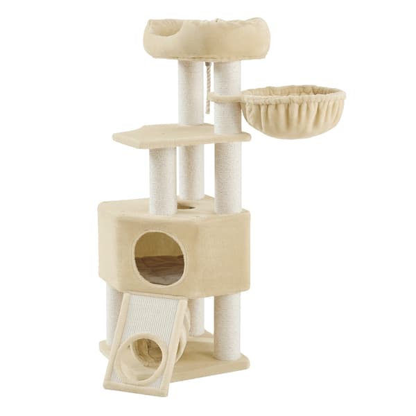 Kattetre 50x50x141 cm Beige