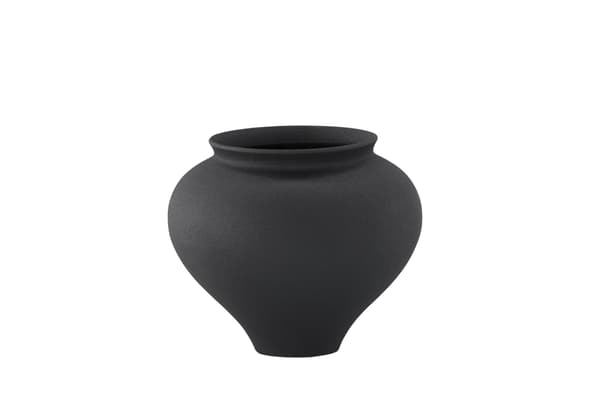 Vase Rellis 11x18x18 cm Sort