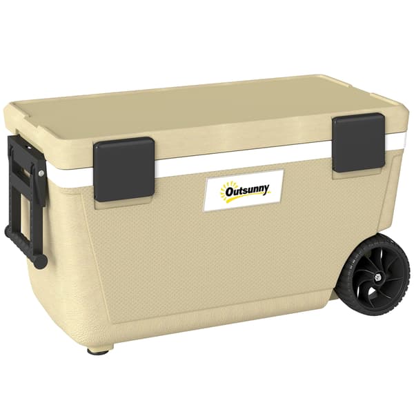 Kylbox 84x42,2x44,3 cm Khaki HDPE