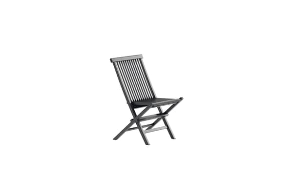 Spisebordsstol, Kenya, 2-pak, Sort, Teak