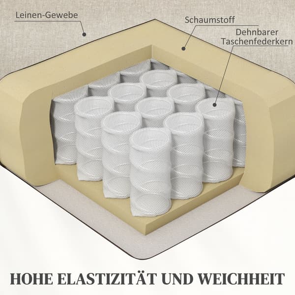 Lænestol med løftefunktion 66x90x96 cm beige