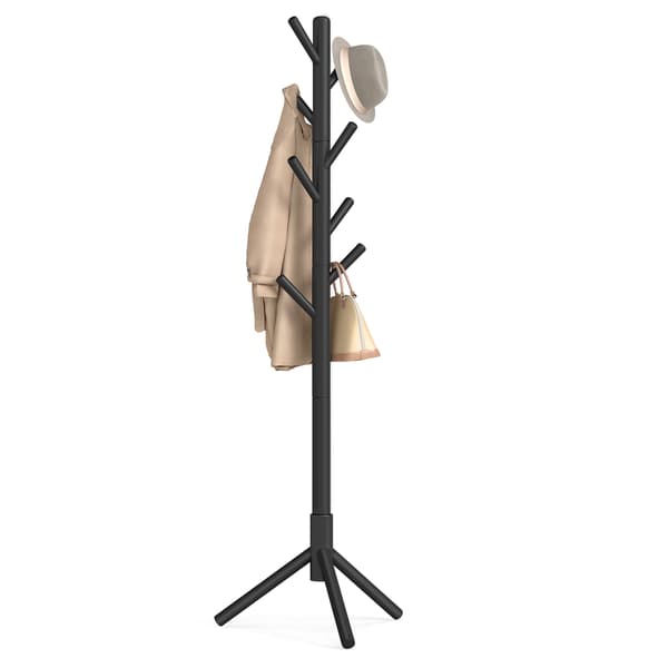 Tøjstativ, 47x47x175 cm, Sort