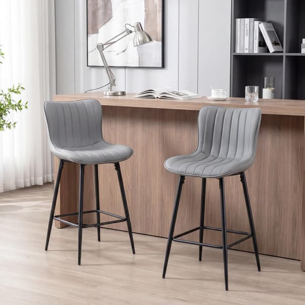 Baarijakkarat 2 kpl 51x47x94 cm harmaa/musta