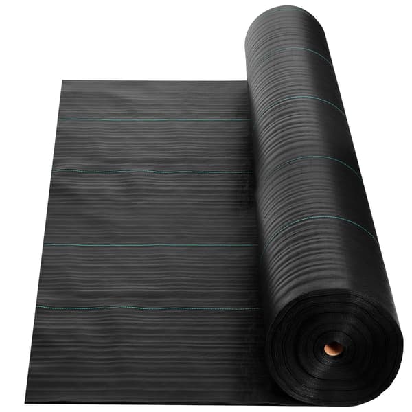 Weed Barrier Kangas 2000x5000 cm Musta Polypropeeni