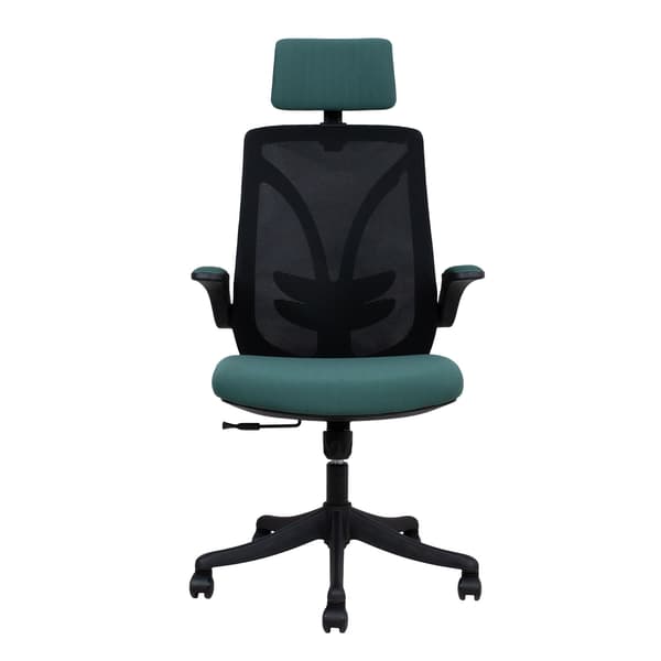 Kontorstol TANDY 62,5x64x116-126 cm Grøn Sort