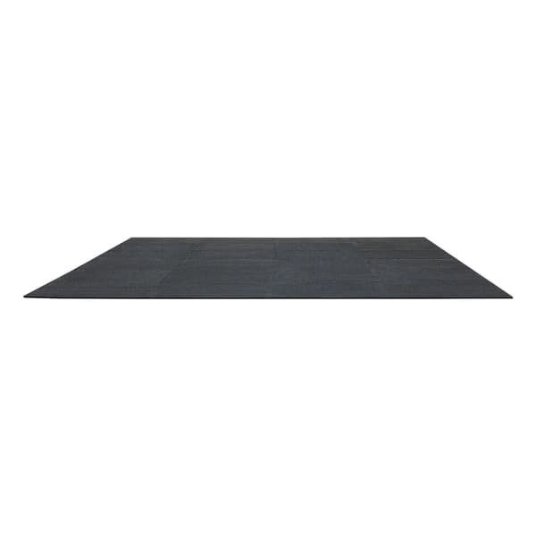 Träningsmattset, 61x61x1 cm, Svart
