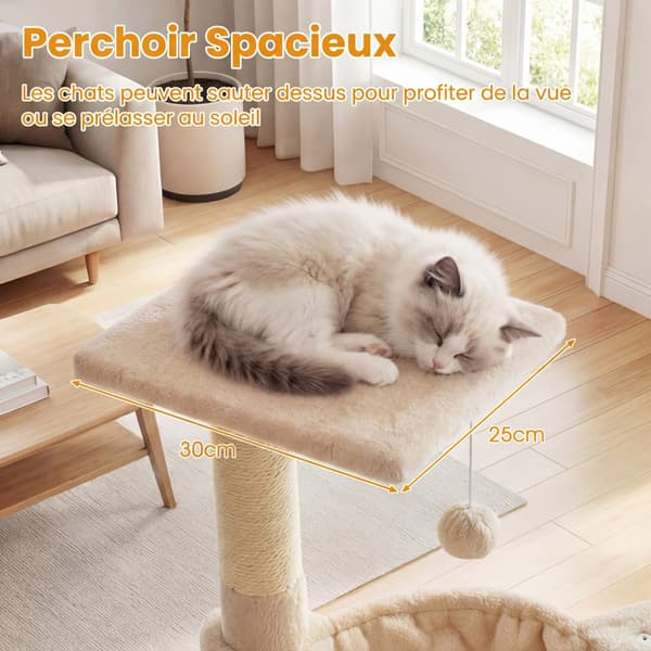 Kissapuu 40x40x64 cm beige