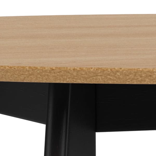 Matbord 105x76 cm Ek Svart