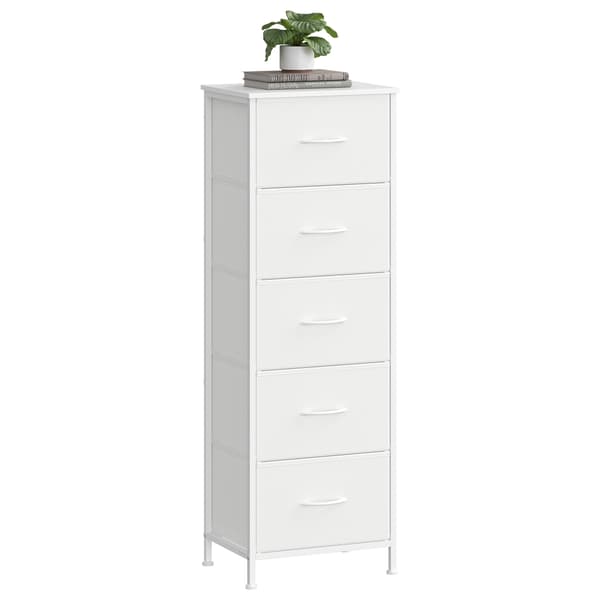 Kommode 30x39,6x116,7 cm Hvit MDF
