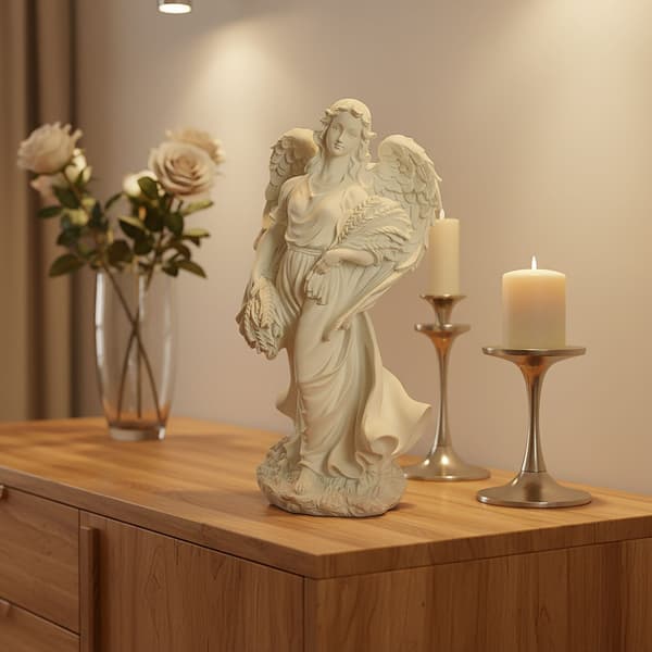 Grave Angel Stor 47 cm väderbeständig, Kodustaar