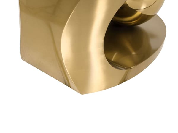Soffbord, Modig, Guld, Vit