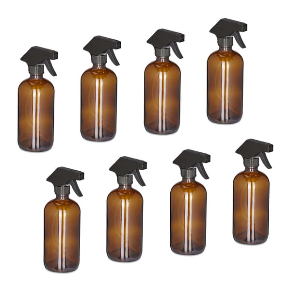 Sprayflaskset, 21x9,5x7,5 cm, Brun, Glas, Kodustaar