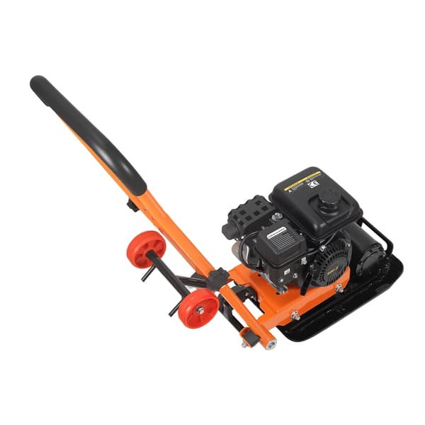 Pladevibrator 41x31,5 cm Sort Benzinmotor