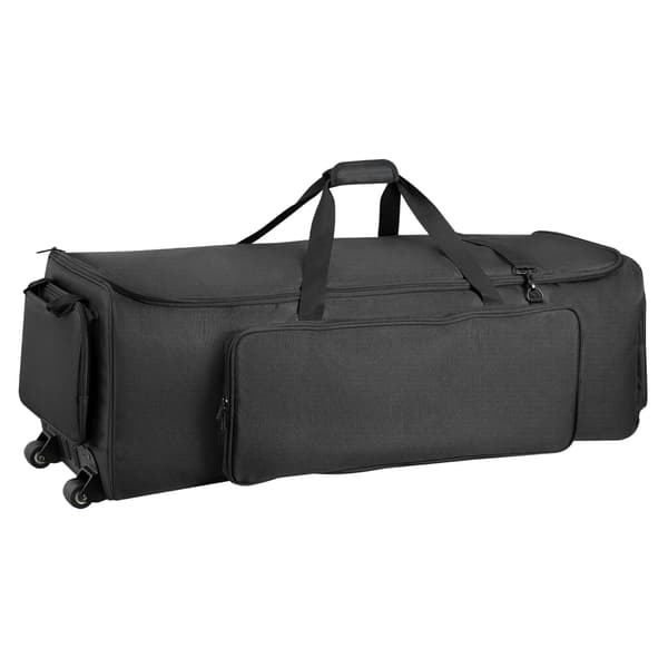 Trommehardwaretaske, 90x35x32 cm, Sort, 1680D stof