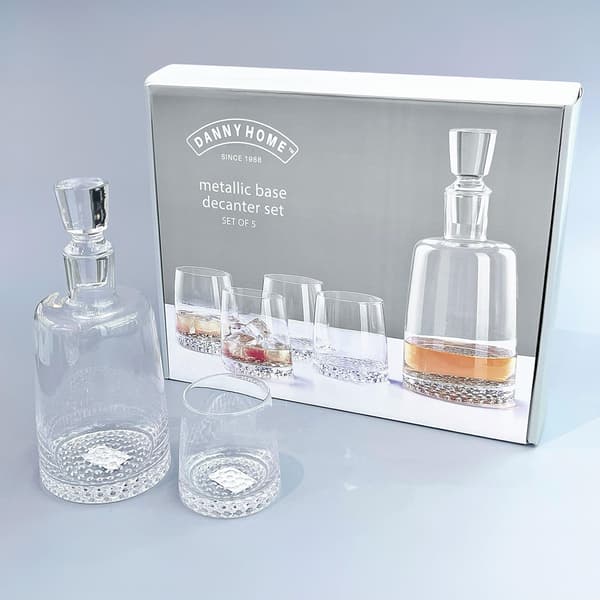 Karaffset Deca 1L med 4 glas Glas